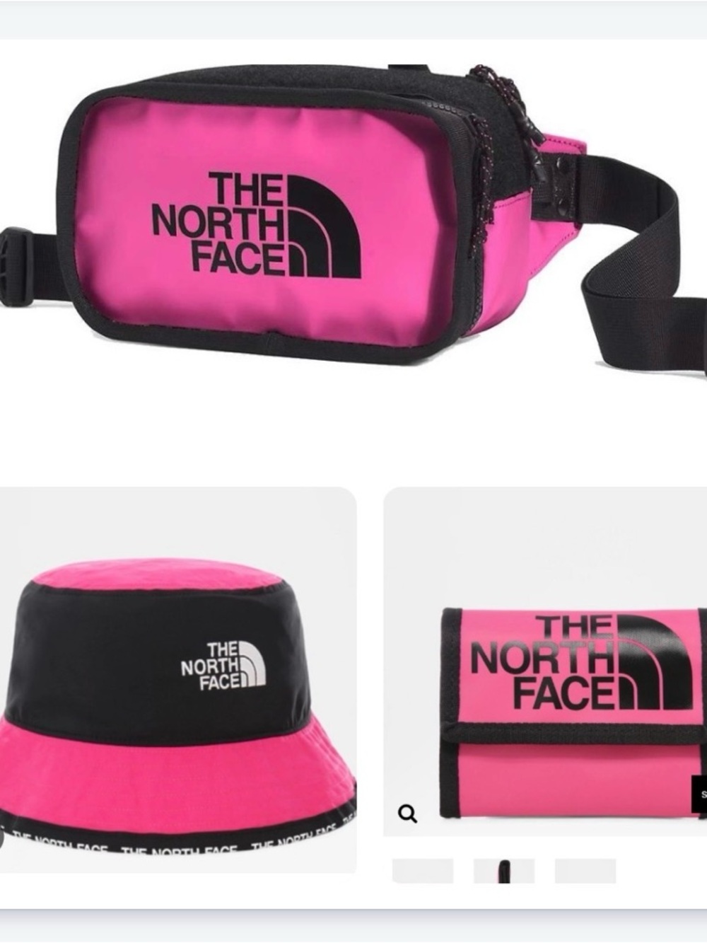 The North Face  MR.Pink 3Pcs set bundle NWT